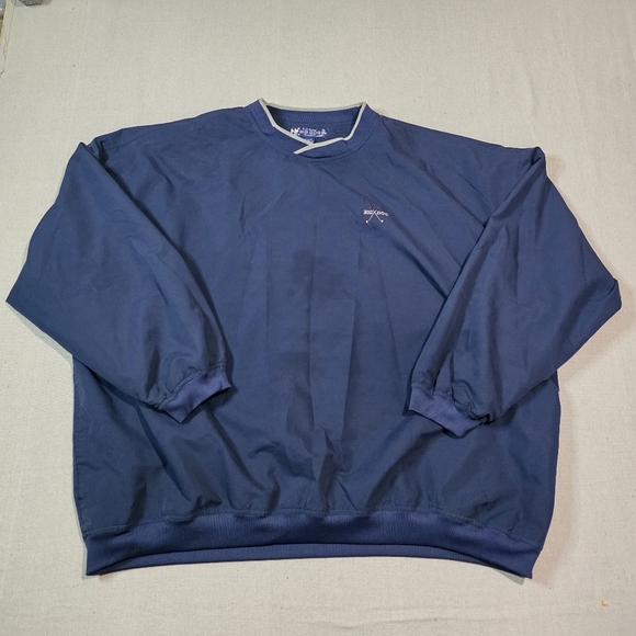 Big Dogs Other - Vintage Big Dogs Golf Pullover Wind Breaker Mens Size XXLarge Navy Blue